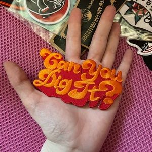 New Unused Retro Style Text Patch from Hallow Collective